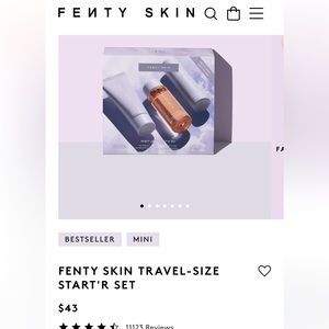 Fenty skin care set